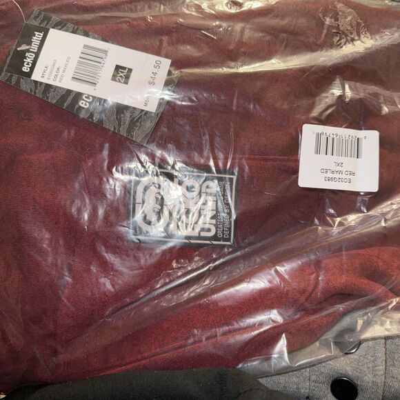 Ecko Unltd Men's Sweatpants Embroidered Felt Logo Fleece Jogger 2xl - Picture 3 of 3